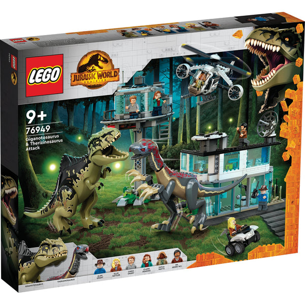 LEGO® Jurassic World Giganotosaurus and Therizinosaurus Attack