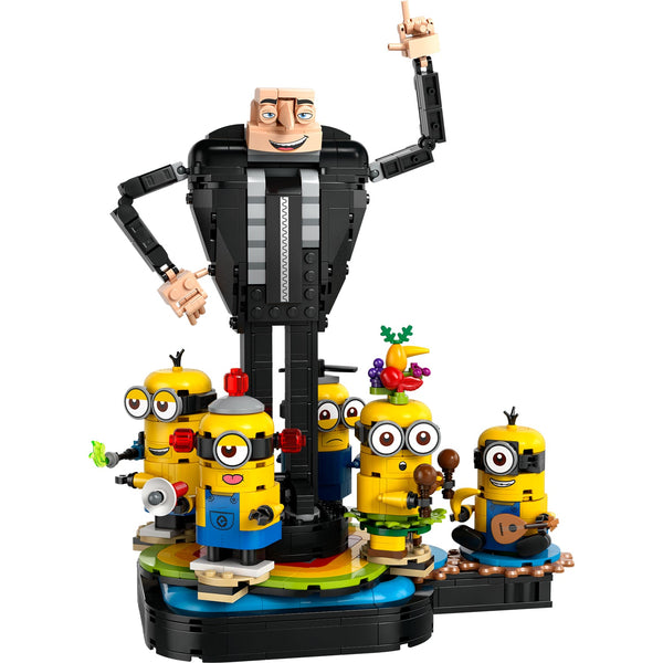 LEGO® Despicable Me 4 Brick-Built Gru and Minions