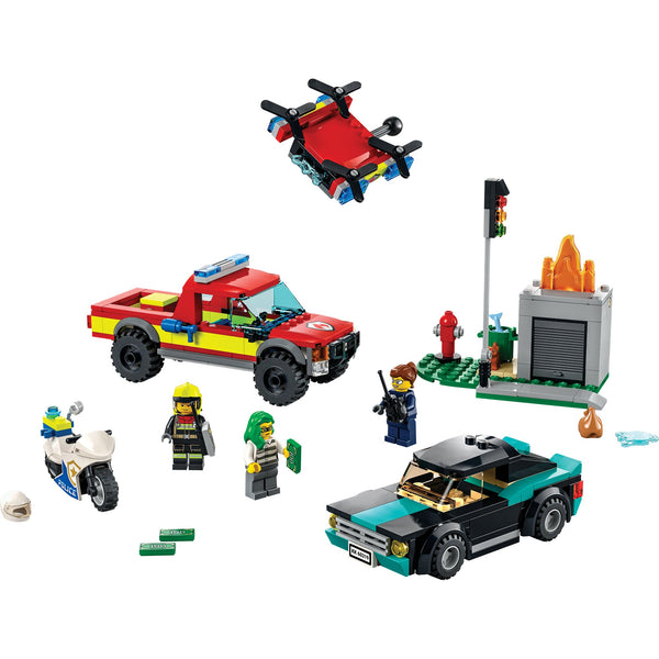 LEGO® City Fire Rescue & Police Chase