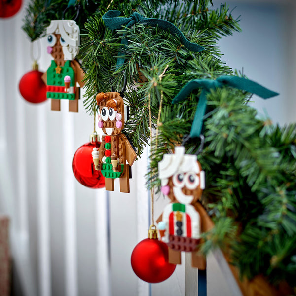 LEGO® Gingerbread Ornaments