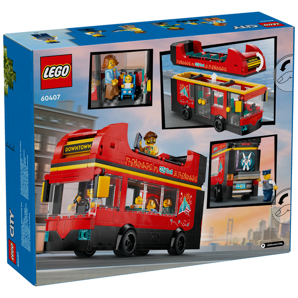LEGO® City Red Double-Decker Sightseeing Bus