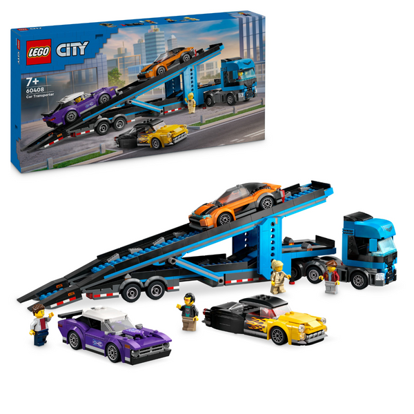 LEGO® City Car Transporter Truck with Sports Cars