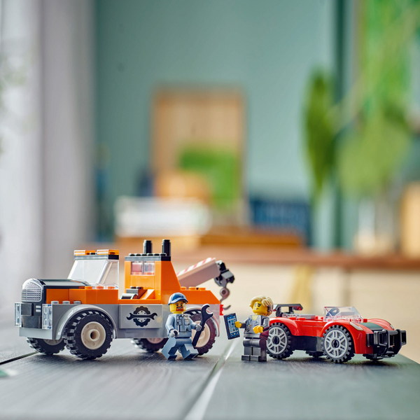LEGO® City Tow Truck and Sports Car Repair