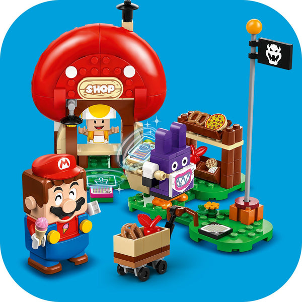 LEGO® Super Mario™ Nabbit at Toad’s Shop Expansion Set