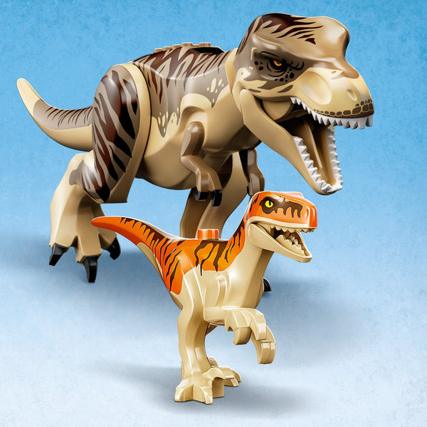 LEGO® Jurassic World T. rex & Atrociraptor Dinosaur Breakout