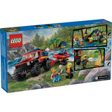 LEGO® City 4x4 Fire Truck with Rescue Boat