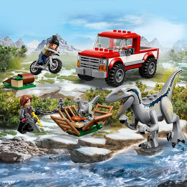 LEGO® Jurassic World Blue & Beta Velociraptor Capture