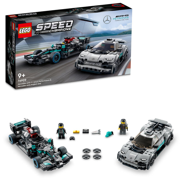 LEGO® Speed Champions Mercedes-AMG F1 W12 E Performance & Mercedes-AMG Project One