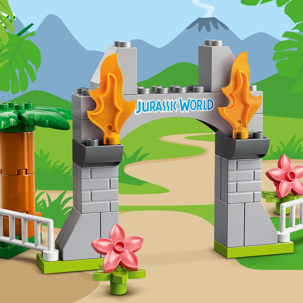 LEGO® DUPLO™ T. rex and Triceratops Dinosaur Breakout
