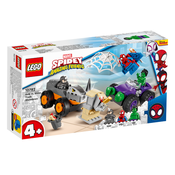 LEGO® Marvel Hulk vs. Rhino Truck Showdown