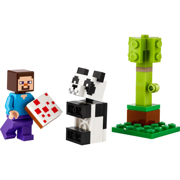 LEGO® Minecraft® Steve and Baby Panda