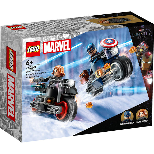 LEGO® Marvel Black Widow & Captain America Motorcycles