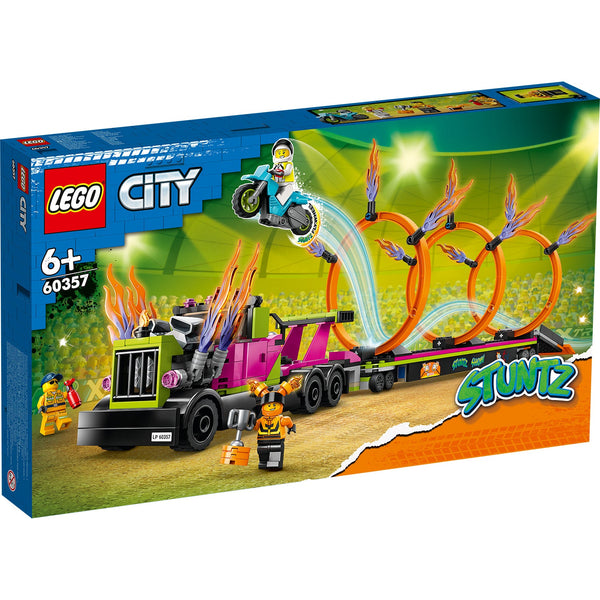 LEGO® City Stunt Truck & Ring of Fire Challenge