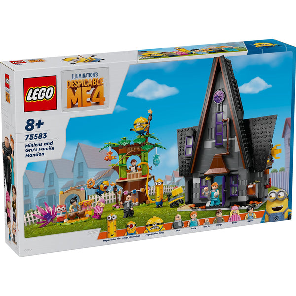 LEGO® Despicable Me 4 Minions and Gru's Family Mansion