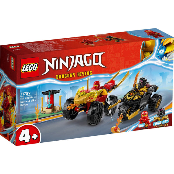LEGO® NINJAGO® Kai and Ras’s Car and Bike Battle