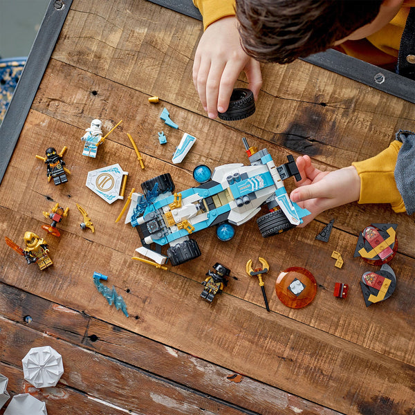 LEGO® NINJAGO® Zane’s Dragon Power Spinjitzu Race Car