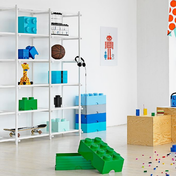 LEGO® Storage Brick 8 - Dark Green
