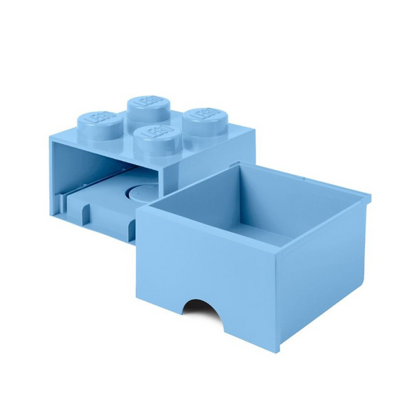 LEGO® 4-Stud Storage Brick Drawer - Light Royal Blue