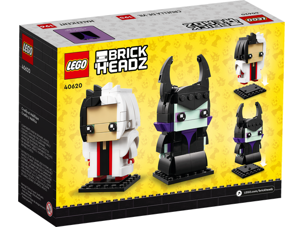 LEGO® BrickHeadz™ Cruella & Maleficent