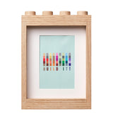 LEGO® Wooden Picture Frame - Light Oak