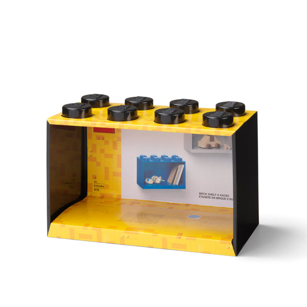 LEGO® 8-Stud Brick Shelf - Black