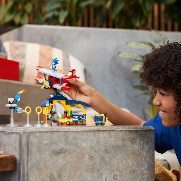 LEGO® Sonic the Hedgehog™ Tails Workshop and Tornado Plane