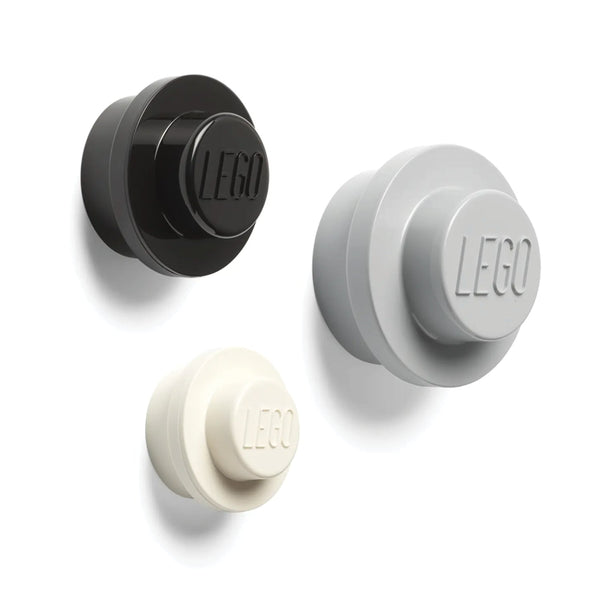 LEGO® Wall Hanger Set of 3 - Greyscale