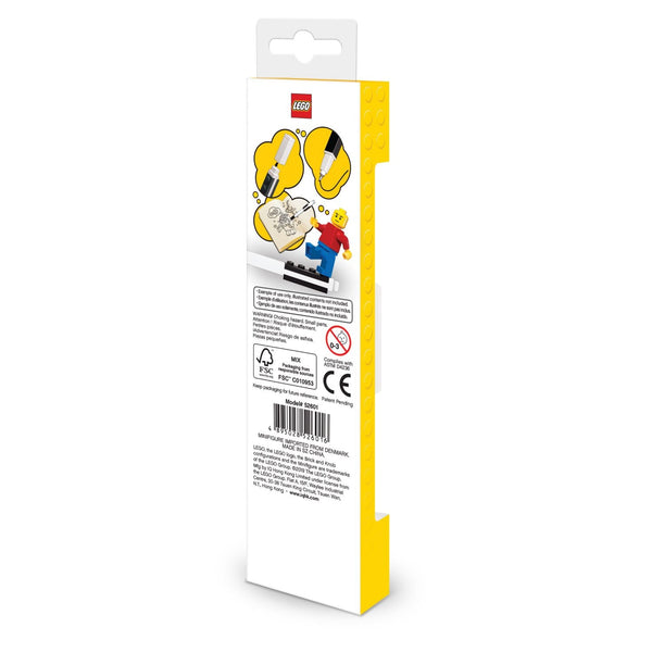 LEGO® 2.0 Black Gel Pen with Minifigure