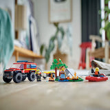 LEGO® City 4x4 Fire Truck with Rescue Boat