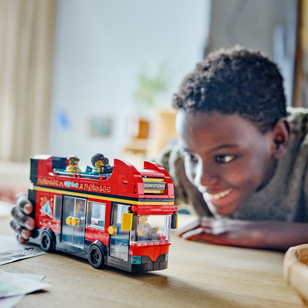 LEGO® City Red Double-Decker Sightseeing Bus