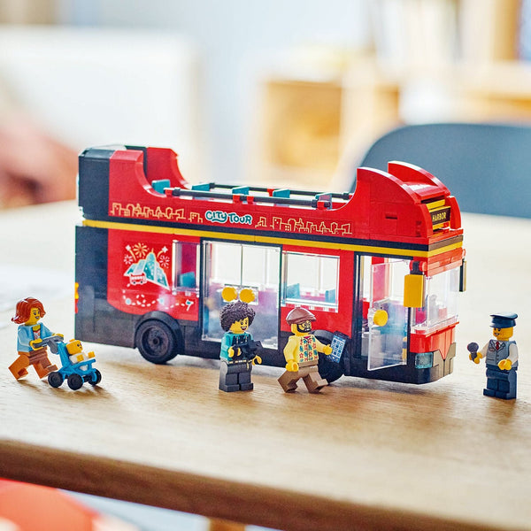 LEGO® City Red Double-Decker Sightseeing Bus