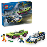 LEGO® City Police Car and Muscle Car Chase