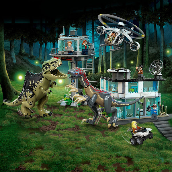 LEGO® Jurassic World Giganotosaurus and Therizinosaurus Attack