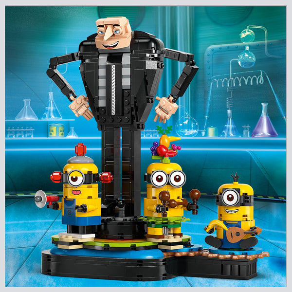 LEGO® Despicable Me 4 Brick-Built Gru and Minions
