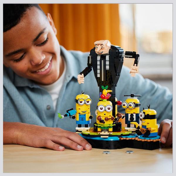 LEGO® Despicable Me 4 Brick-Built Gru and Minions
