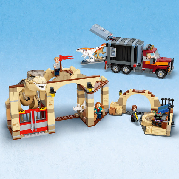 LEGO® Jurassic World T. rex & Atrociraptor Dinosaur Breakout