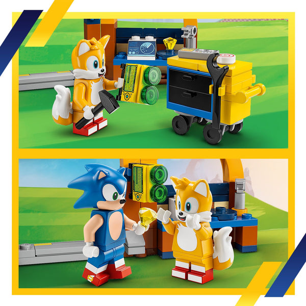 LEGO® Sonic the Hedgehog™ Tails Workshop and Tornado Plane