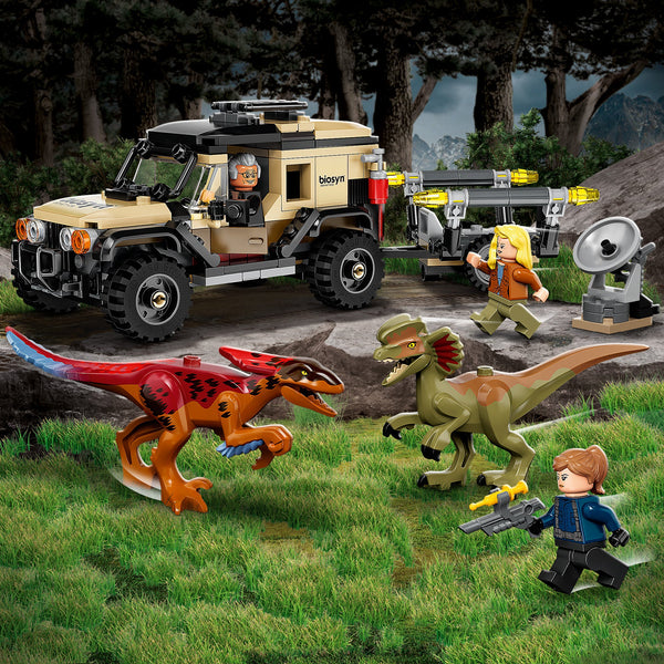 LEGO® Jurassic World Pyroraptor & Dilophosaurus Transport
