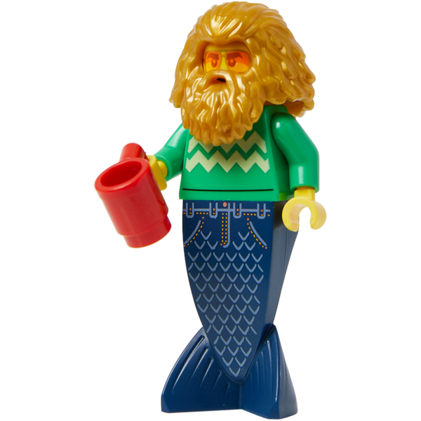 Minifigure Coffee Drinking Merman