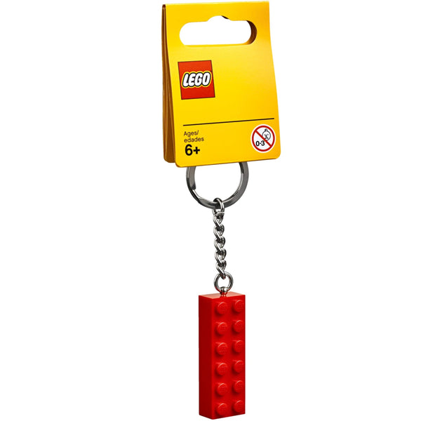 LEGO® Keyring 2x6 Stud – Red