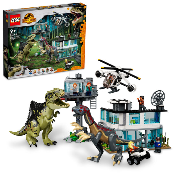 LEGO® Jurassic World Giganotosaurus and Therizinosaurus Attack