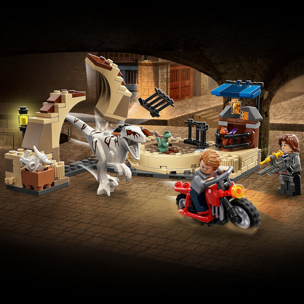 LEGO® Jurassic World Atrociraptor Dinosaur: Bike Chase