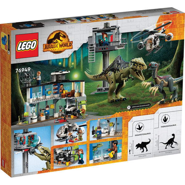 LEGO® Jurassic World Giganotosaurus and Therizinosaurus Attack