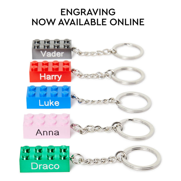 LEGO® Keyring 2x4 Stud – Blue