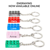 LEGO® Keyring 2x4 Stud – Blue
