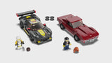 LEGO® Speed Champions Chevrolet Corvette C8.R Race Car and 1968 Chevrolet Corvette