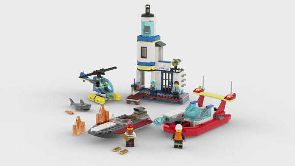 LEGO® City Seaside Police and Fire Mission