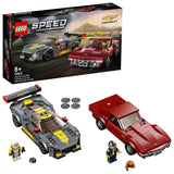 LEGO® Speed Champions Chevrolet Corvette C8.R Race Car and 1968 Chevrolet Corvette