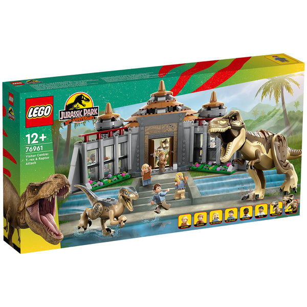 LEGO® Jurassic Park Visitor Center: T. rex & Raptor Attack