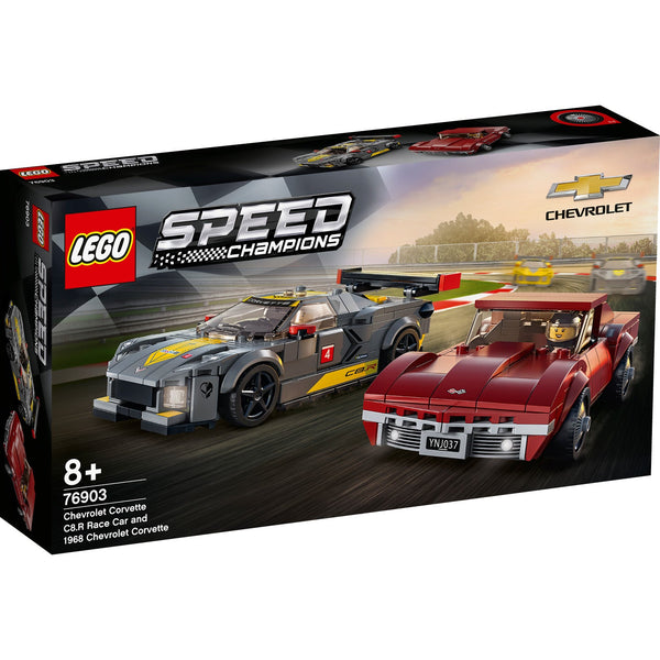LEGO® Speed Champions Chevrolet Corvette C8.R Race Car and 1968 Chevrolet Corvette